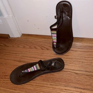 Hollister | Shoes | Hollister Faux Leather Flip Flop | Poshmark